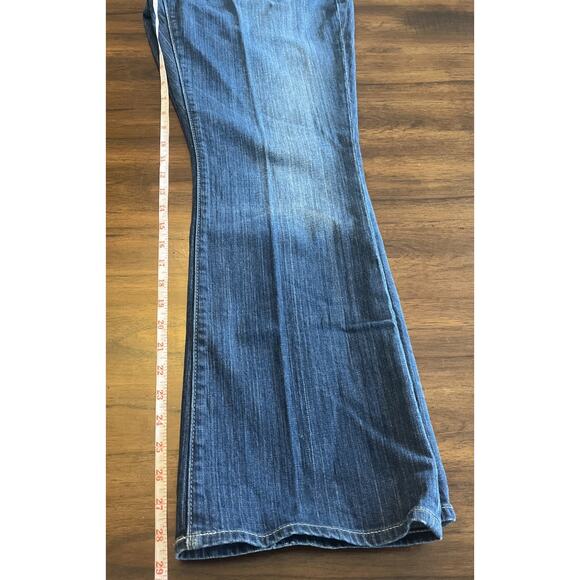 Express Jeans Women’s Sz 10Short ID 025039 Dark Wash Bootcut Y2K Campus Street - Picture 6 of 8